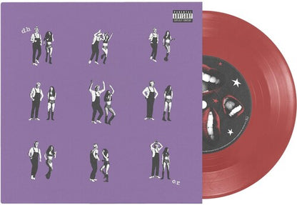 Olivia Rodrigo & David Byrne — drivers license / Burning Down the House [Red 7-inch] — album artwork