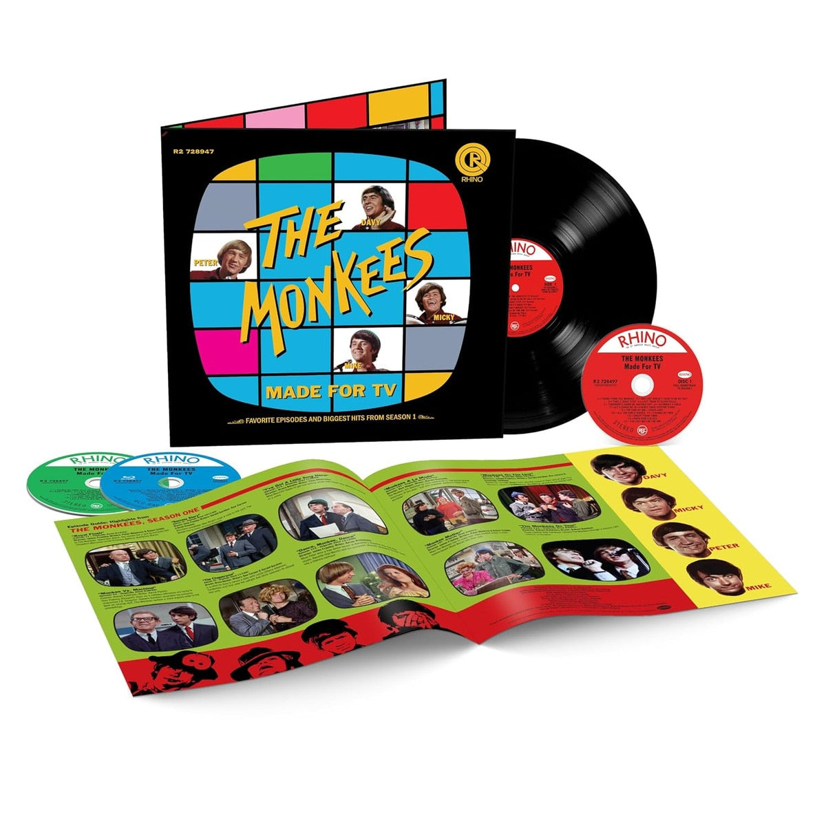 Made For TV: Favorite Episodes And Biggest Hits From Season 1 Of The Monkees [LP+2CD+BluRay]