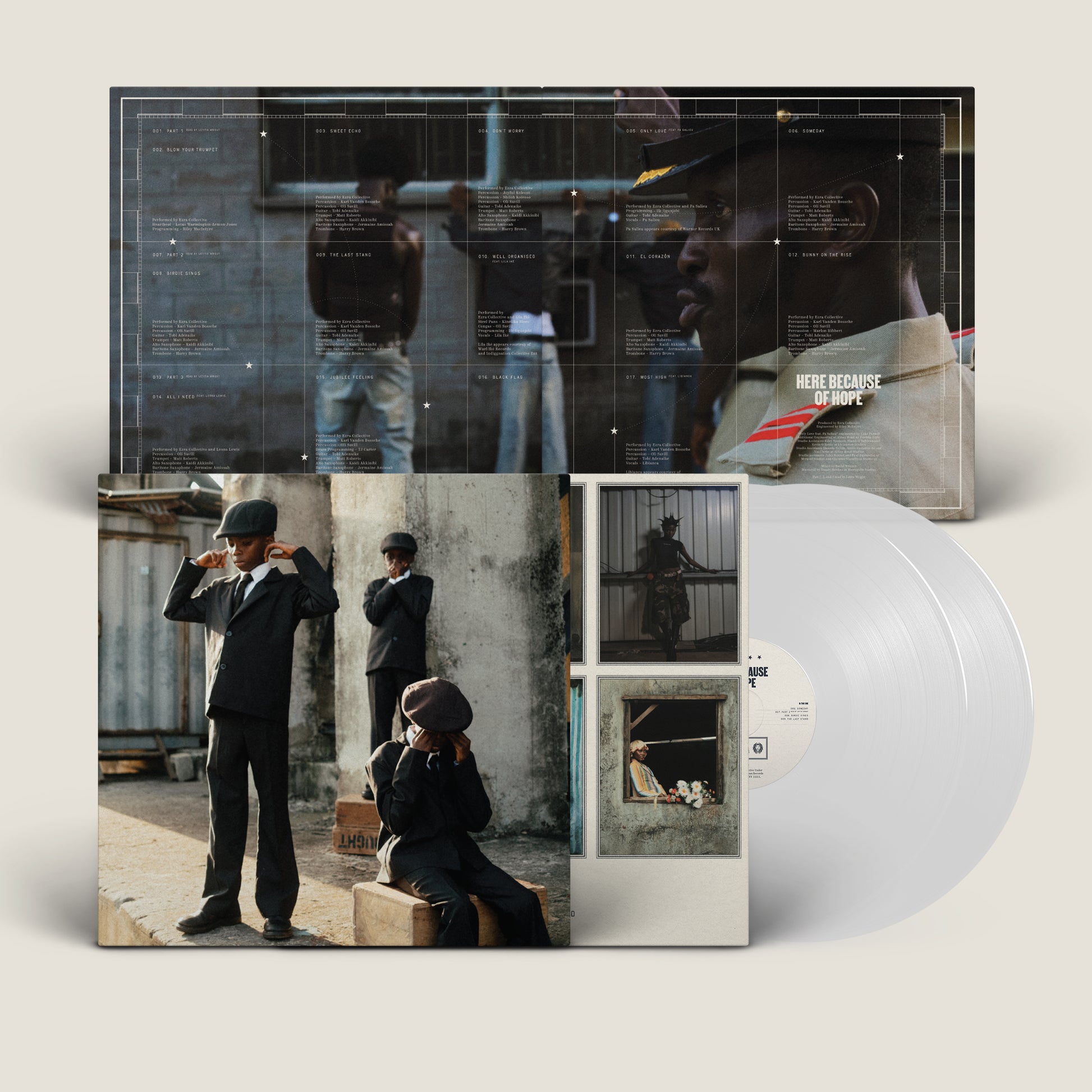 Here Because Of Hope White Vinyl Indie Exclusive