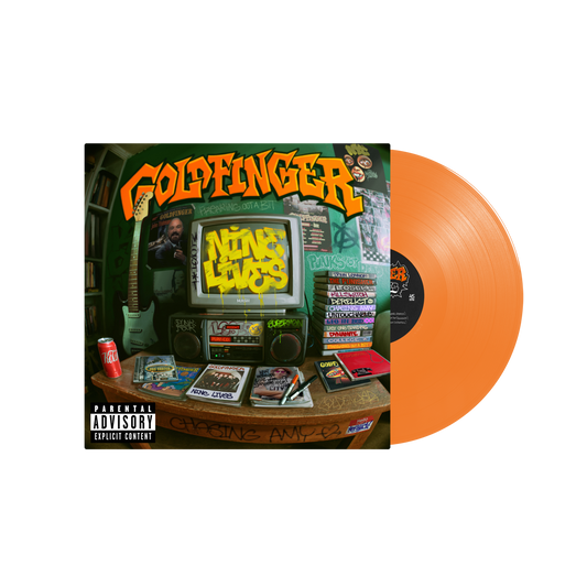 Goldfinger — Nine Lives [Transparent Orange LP] — album artwork