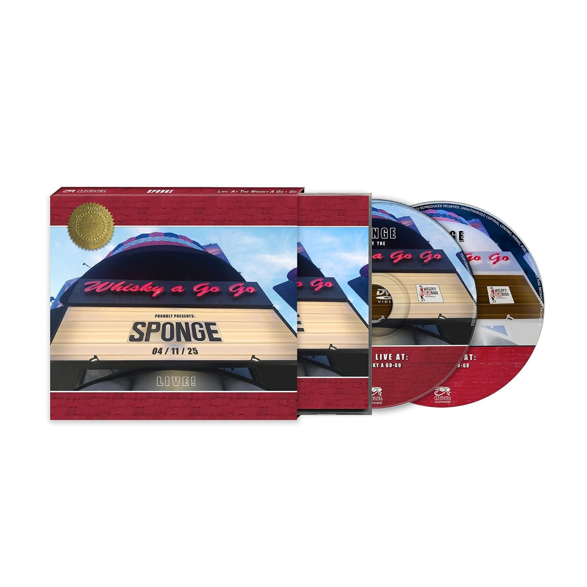 Sponge - Live At The Whisky A Go Go [2CD] cover art