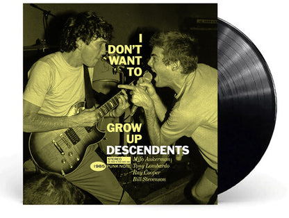 Descendents — I Don’t Want to Grow Up [Punk Note LP] — record and packaging