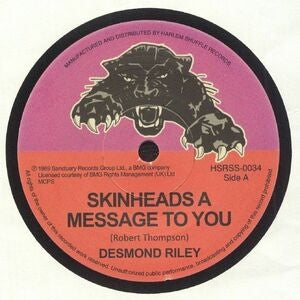 Skinheads A Message To You [7"] (Import)