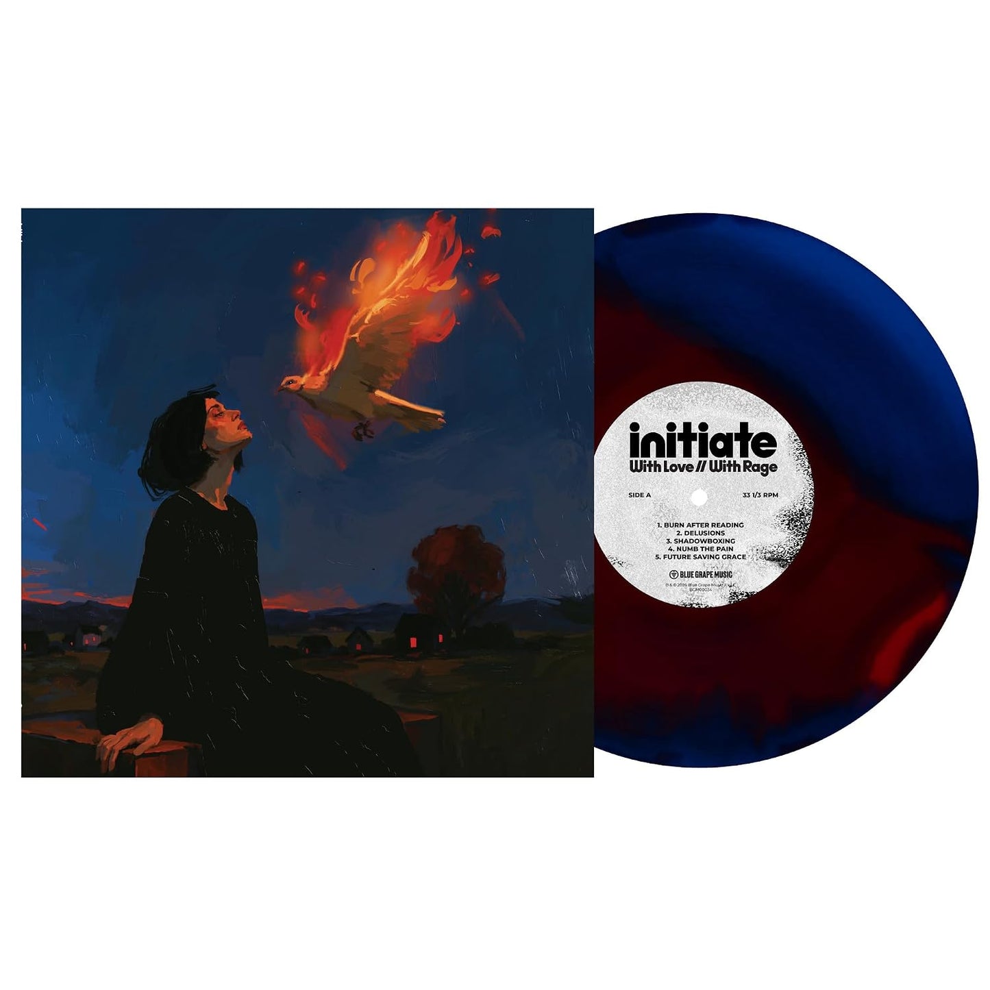 Initiate - With Love // With Rage [LP Blue & Red Marble Vinyl]