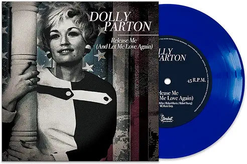 Dolly Parton - Release Me (And Let Me Love Again) [Blue Vinyl 7"] cover art