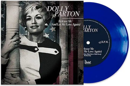 Dolly Parton - Release Me (And Let Me Love Again) [Blue Vinyl 7"] cover art