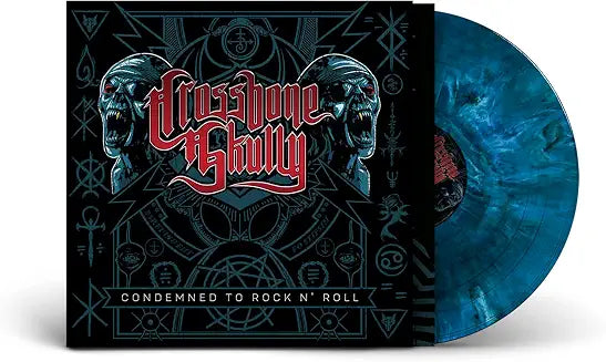 Crossbone Skully – Condemned To Rock N' Roll [Blue Marbled Vinyl] product image 2