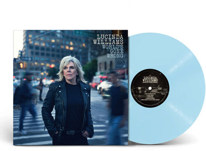 Lucinda Williams — World's Gone Wrong [Sky Blue LP]; artwork and packaging