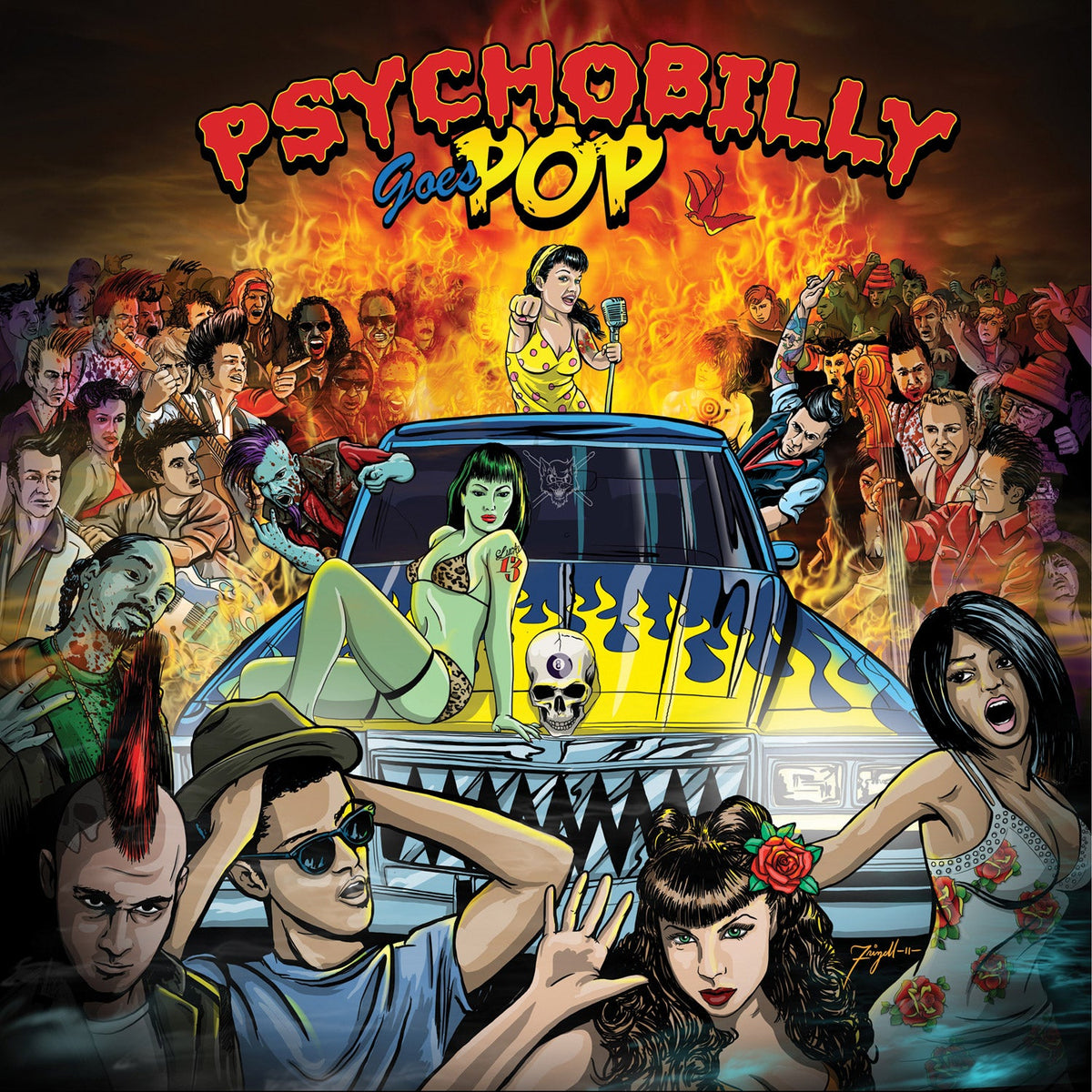 Various Artists – Psychobilly Goes Pop cover artwork