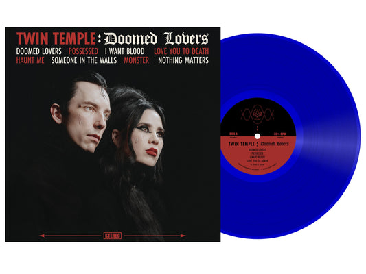 Doomed Lovers Crying Translucent Blue Vinyl LP