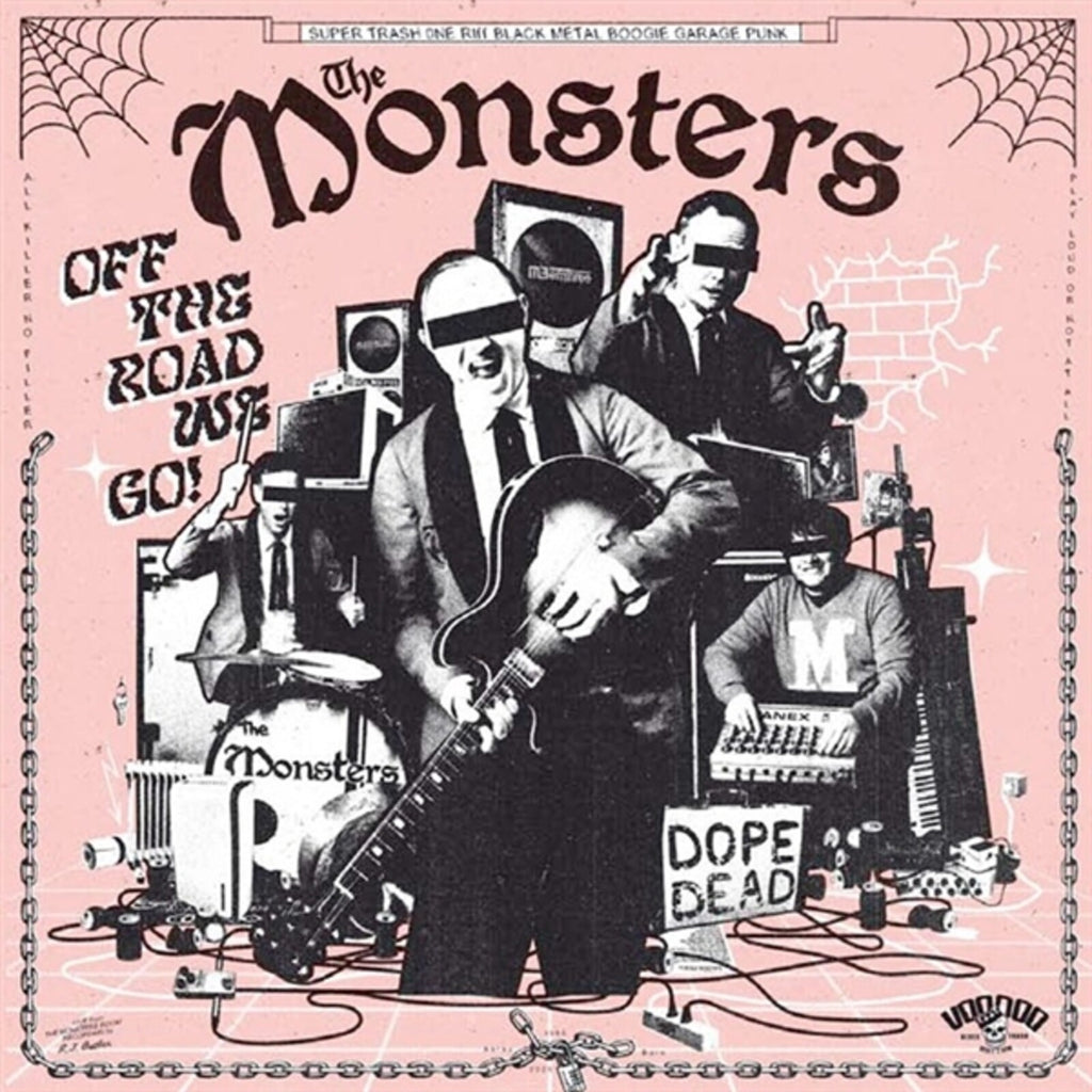 The Monsters - Off The Road We Go! [Cassette] — cover artwork