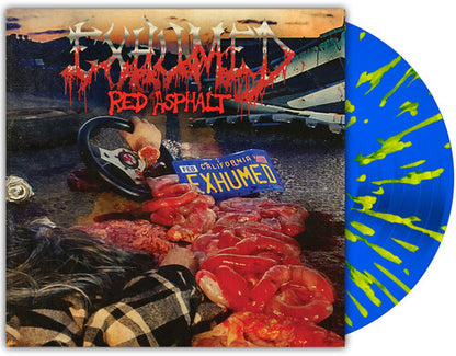 Exhumed — Red Asphalt [Royal Blue Splatter LP] — album artwork