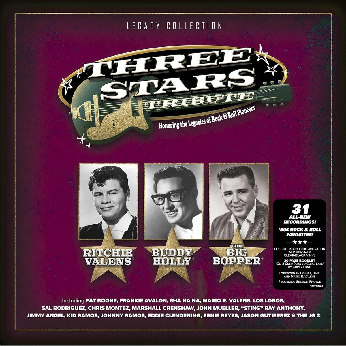 Three Stars Tribute [LP Clear/Black Vinyl]