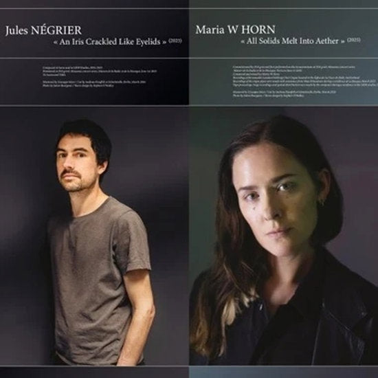 Jules Négrier / Maria W Horn - An Iris Crackled Like Eyelids / All Solids Melt Into Aether [Vinyl] album artwork