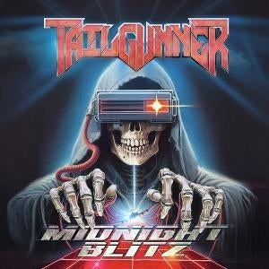 Tailgunner — Midnight Blitz [Red LP]; artwork and packaging