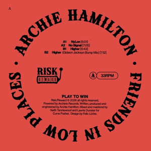 Archie Hamilton – Friends in Low Places [12"] cover artwork