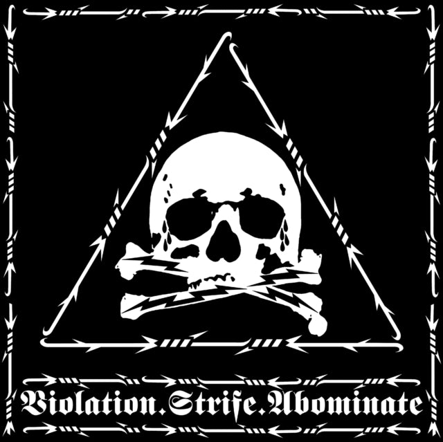 Violation.Strife.Abominate [LP] (Silver & Black Marbled Vinyl)