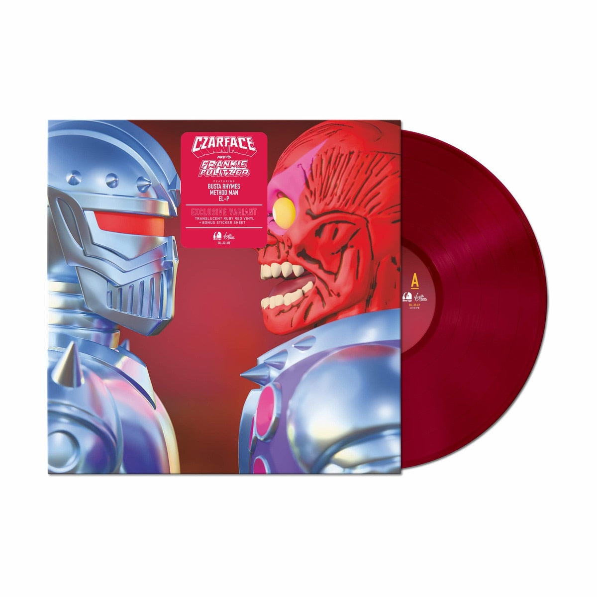 Czarface Meets Frankie Pulitzer [LP Ruby Red Vinyl Sticker Sheet]