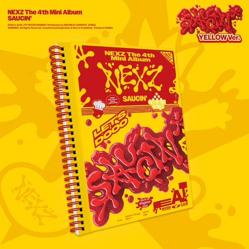 The 4th Mini Album SAUCIN' (Yellow Version) [CD]