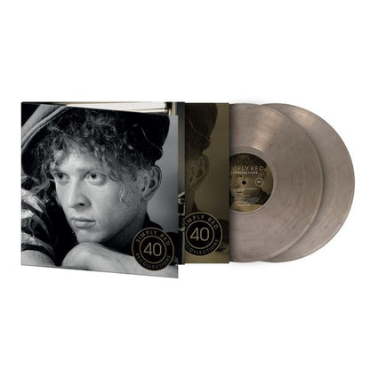 Simply Red — Recollections [Clear/Black Marble 2LP] — record and packaging