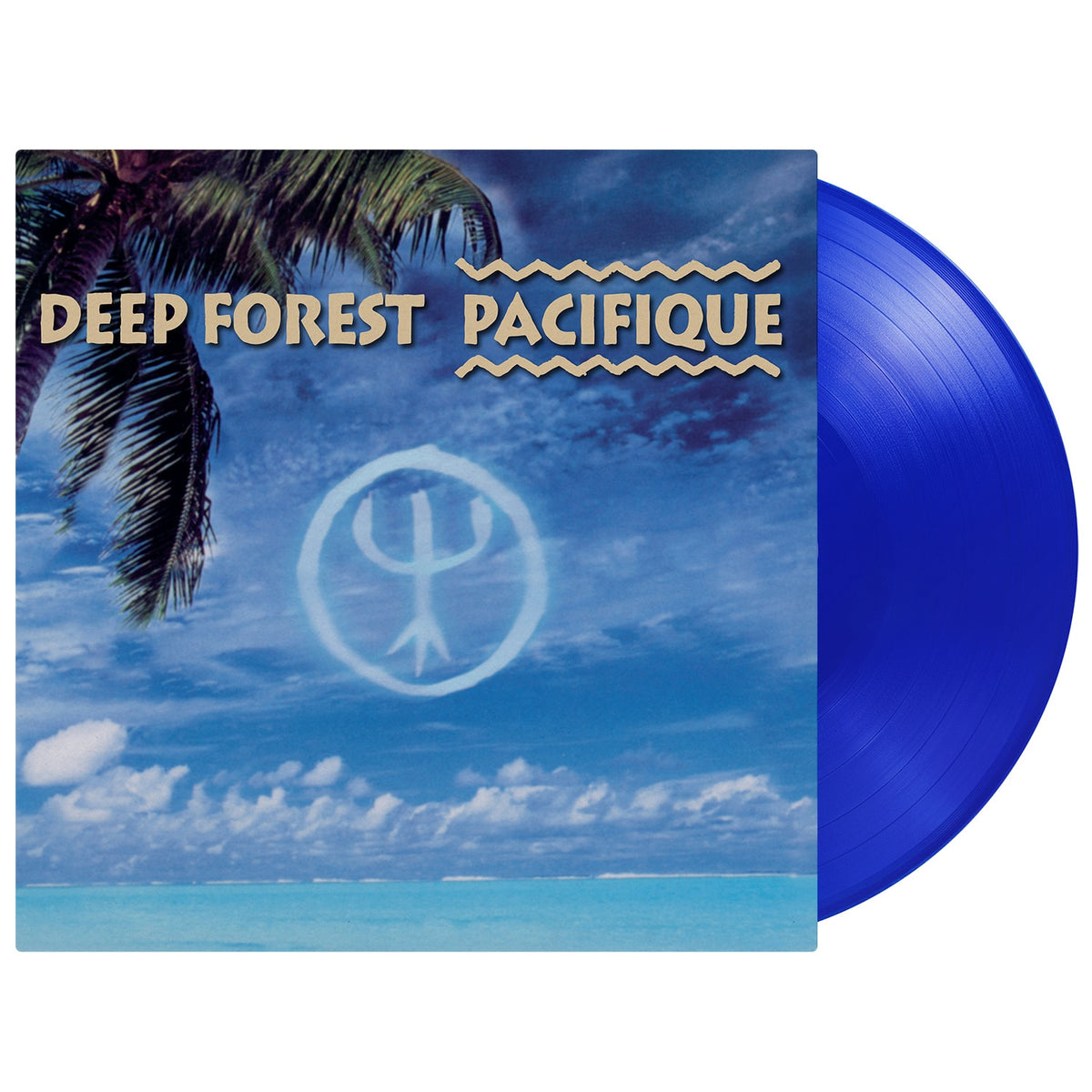 Deep Forest – Pacifique (Original Soundtrack) [Translucent Blue LP] cover artwork
