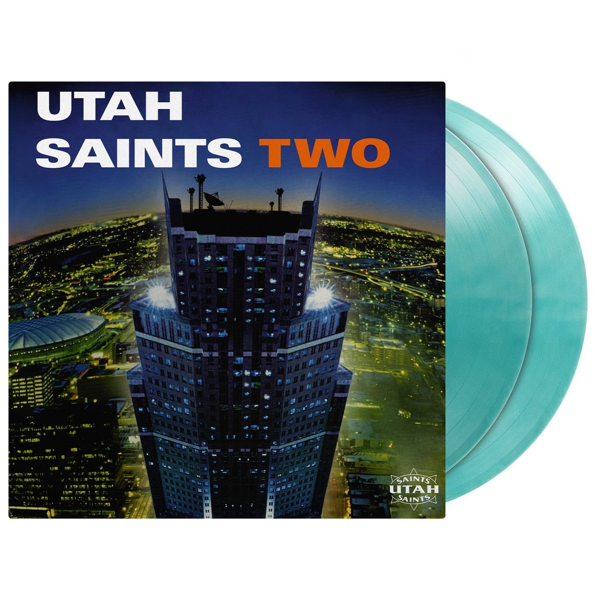 Two [2LP CLEAR & TURQUOISE MARBLED Audiophile Vinyl feat. Michael Stipe on several tracks & Public Enemy's Chuck D on 'Power To The Beats' numbered to 1000 import]