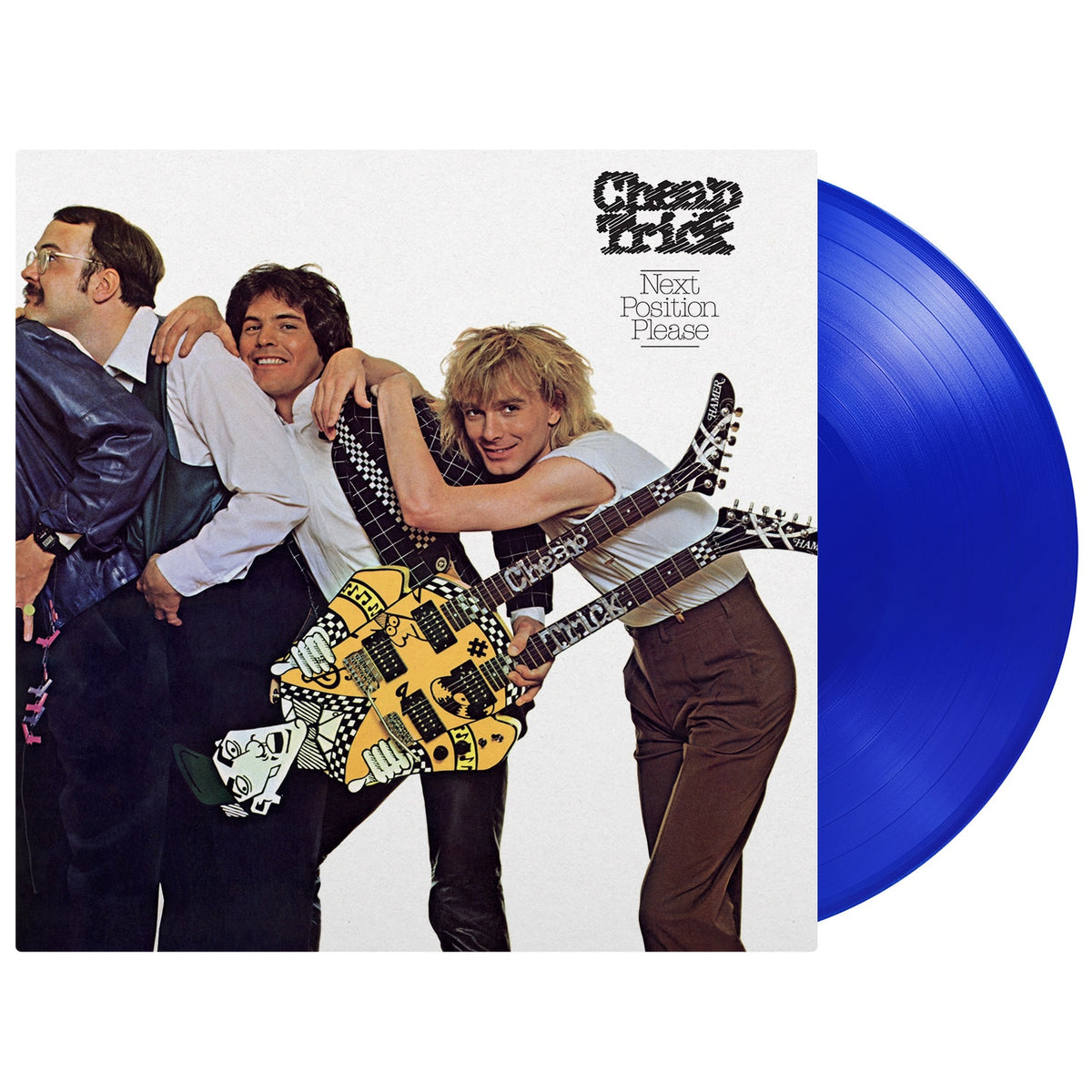 Cheap Trick – Next Position Please [Translucent Blue LP] cover artwork