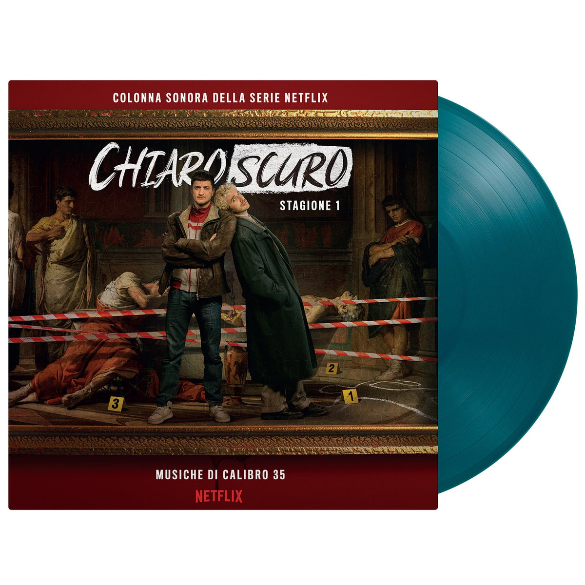 Calibro 35 – Chiaroscuro (Original Soundtrack) [Dark Blue LP] cover artwork