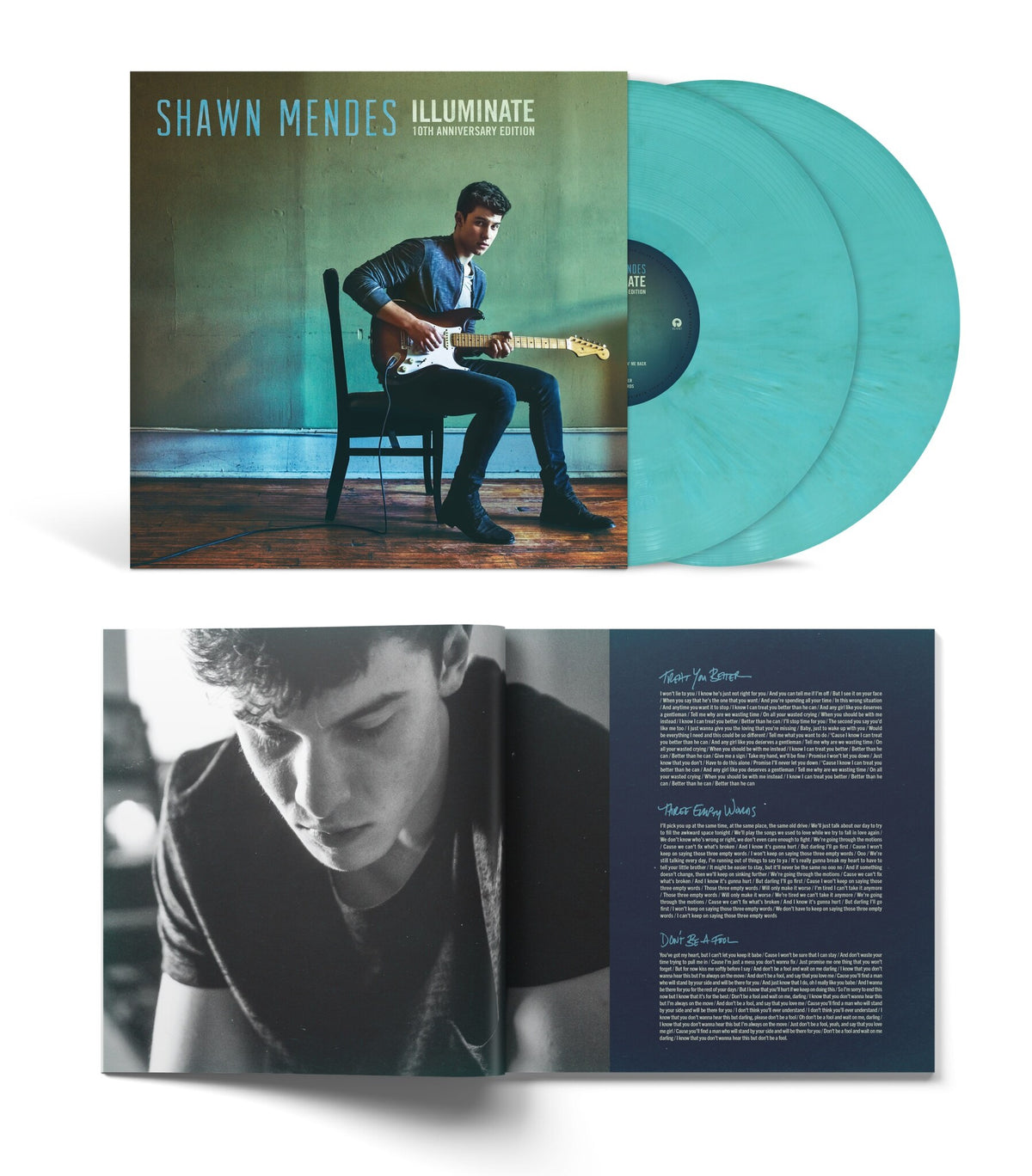 Shawn Mendes - Illuminate [2LP Translucent Aqua Vinyl]