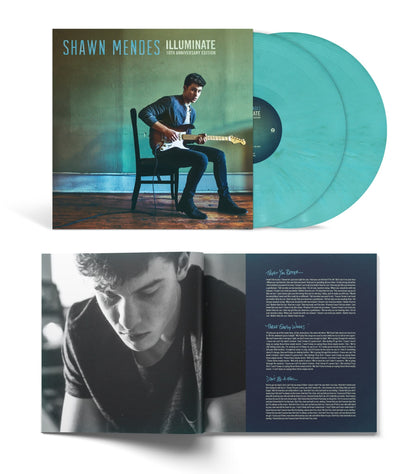 Shawn Mendes - Illuminate [2LP Translucent Aqua Vinyl]