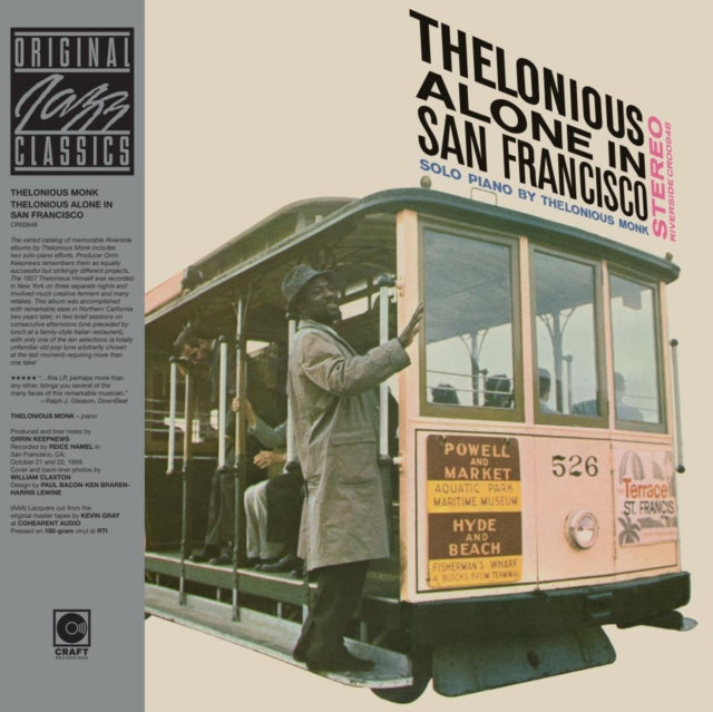 Thelonious Alone In San Francisco [LP] (180 Gram Original Jazz Classics Series)