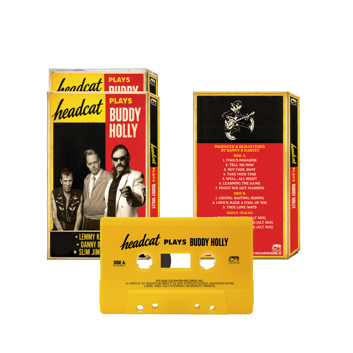The Head Cat - Sings Buddy Holly [Cassette] — album artwork