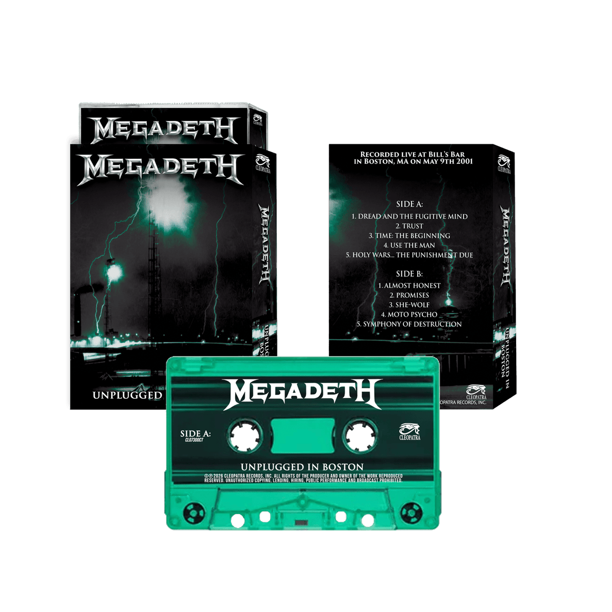 Megadeth - Unplugged in Boston [Cassette] — album artwork
