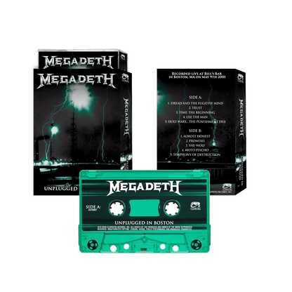 Megadeth - Unplugged in Boston [Cassette] — album artwork