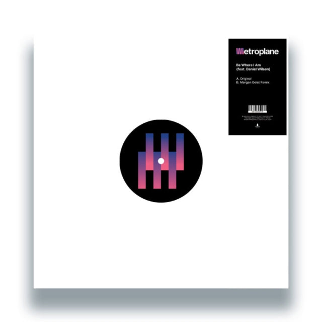 Album cover for Metroplane - Be Where I Am [12"]