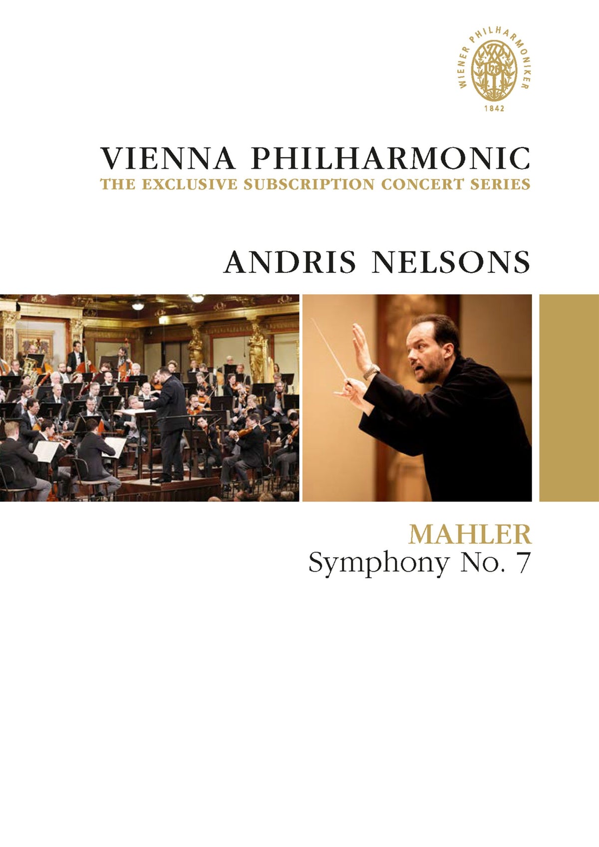 Andris Nelsons & Wiener Philharmoniker - Mahler: Symphony No. 7 — The Exclusive Subscription Concert Series [DVD] — cover artwork
