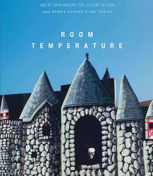 Room Temperature 2025 Blu-ray cover art, directed by Dennis Cooper and Zac Farley, Altered Innocence
