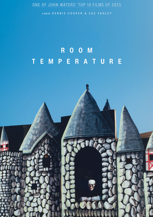 Room Temperature 2025 DVD cover art, directed by Dennis Cooper and Zac Farley, Altered Innocence