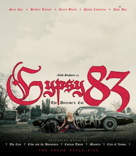 Gypsy 83 The Director's Cut Blu-ray cover art, directed by Todd Stephens, Altered Innocence