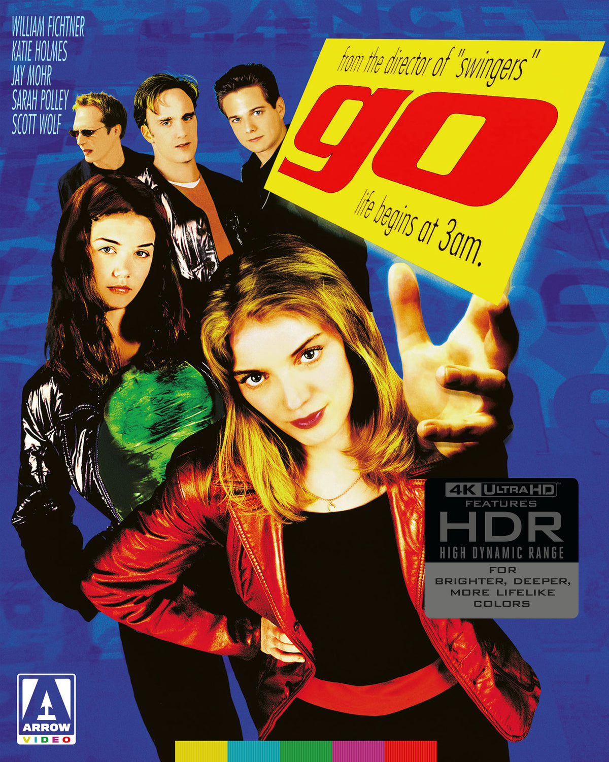 Go 1999 4K UHD limited edition cover art, directed by Doug Liman, Arrow Video