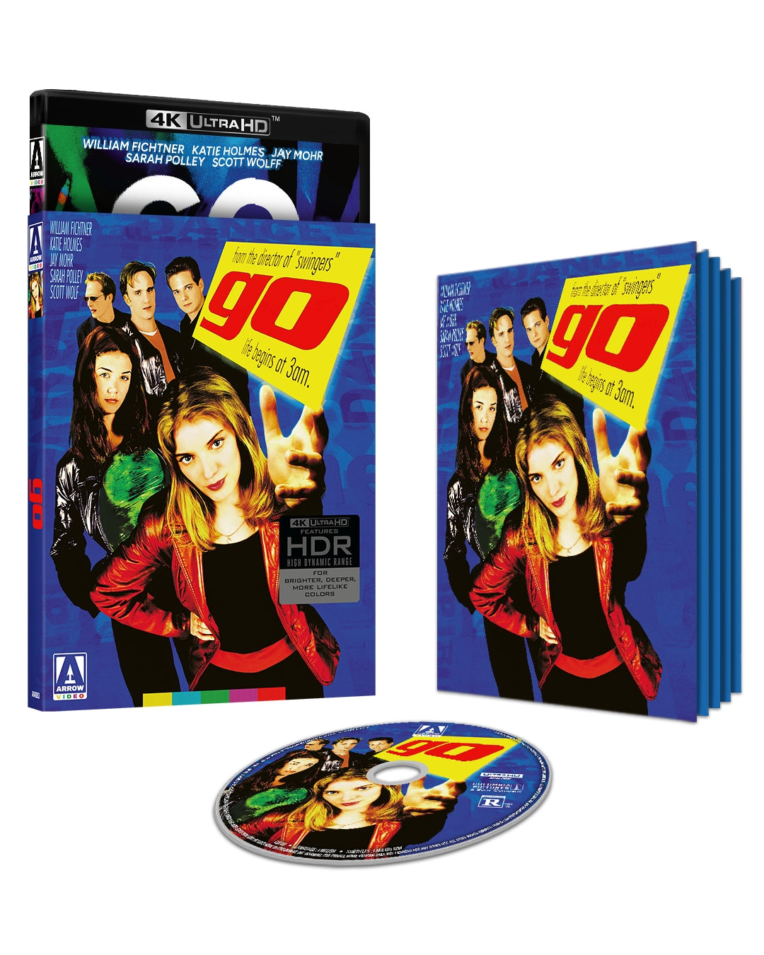 Go 4K UHD limited edition contents with booklet and reversible sleeve