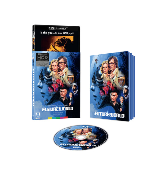 Futureworld 4K UHD limited edition contents with booklet and reversible sleeve