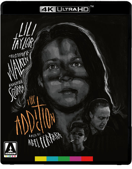 The Addiction 1995 4K UHD cover art, directed by Abel Ferrara, Arrow Video