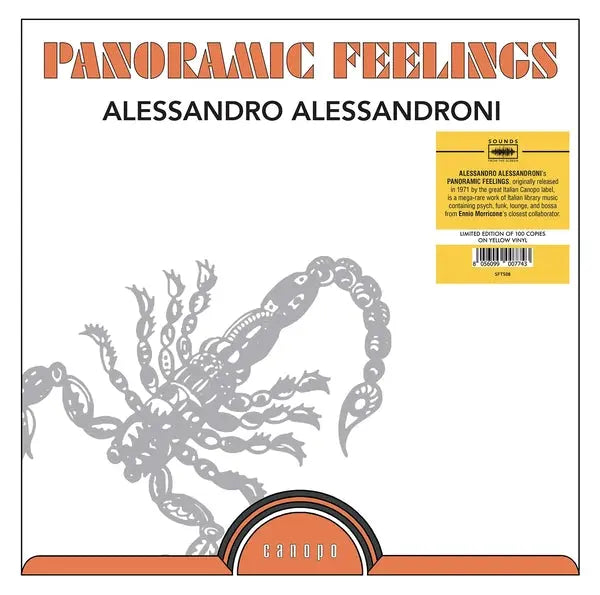Alessandro Alessandroni - Panoramic Feelings (Yellow Vinyl) [LP]