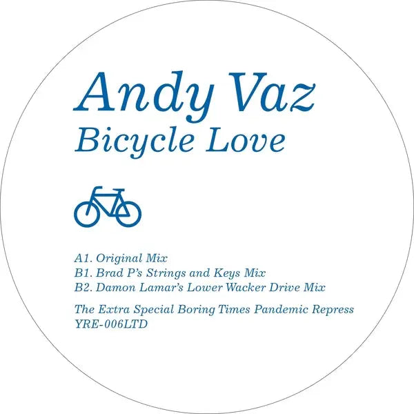 Andy Vaz - Bicycle Love (2025 Repress) [12"]