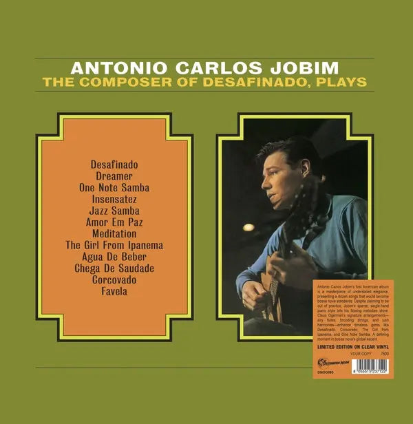 Antonio Carlos Jobim - The Composer Of Desafinado, Plays (Clear Vinyl) [LP]