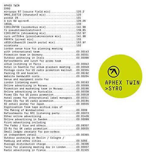 Aphex Twin - Syro [Vinyl 3xLP] – Drowned World Records