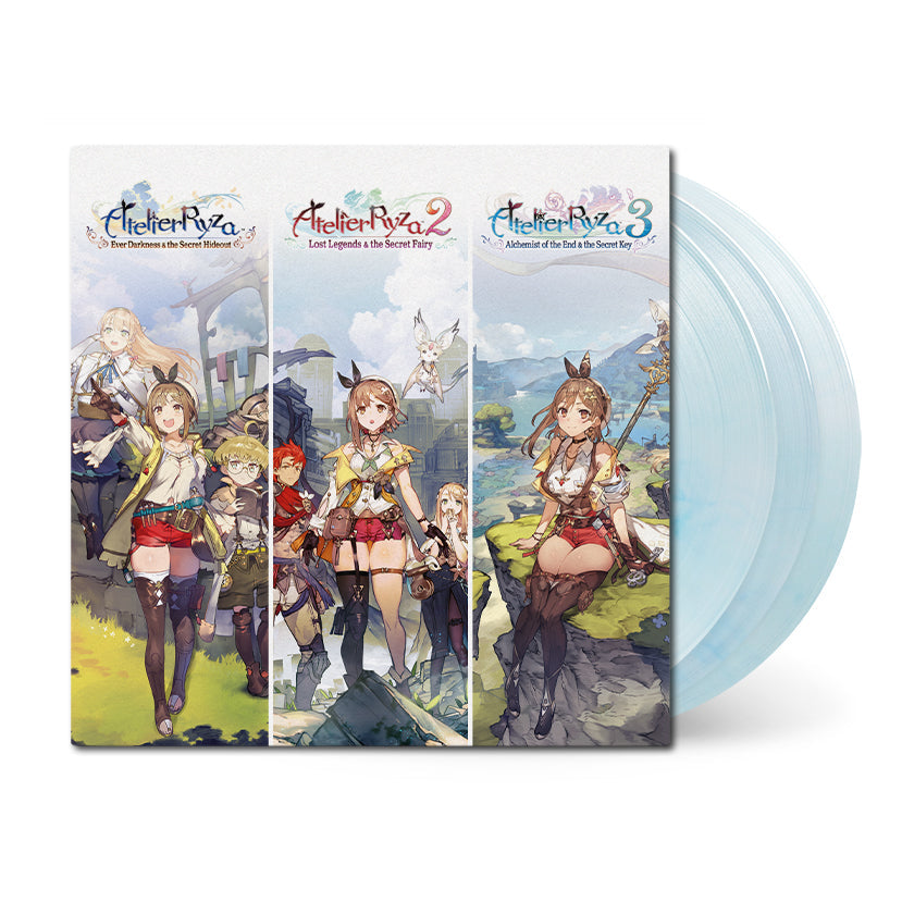Various Artists – Atelier Ryza Trilogy [Clear Sky Blue Marble 3LP] – album artwork