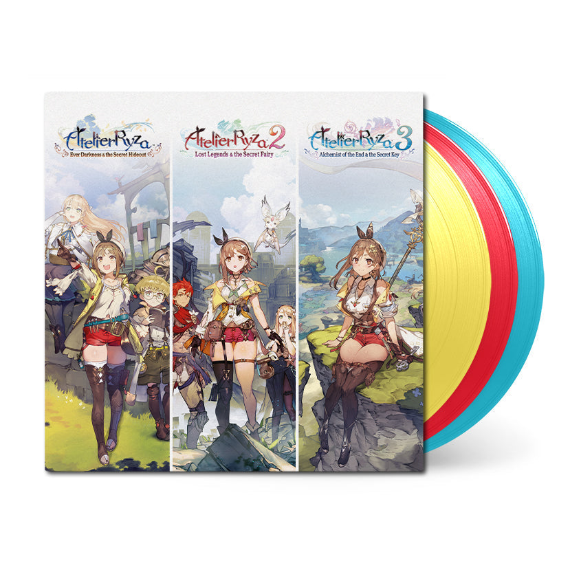 Various Artists – Atelier Ryza Trilogy [Lemon, Red & Light Blue 3LP] – album artwork