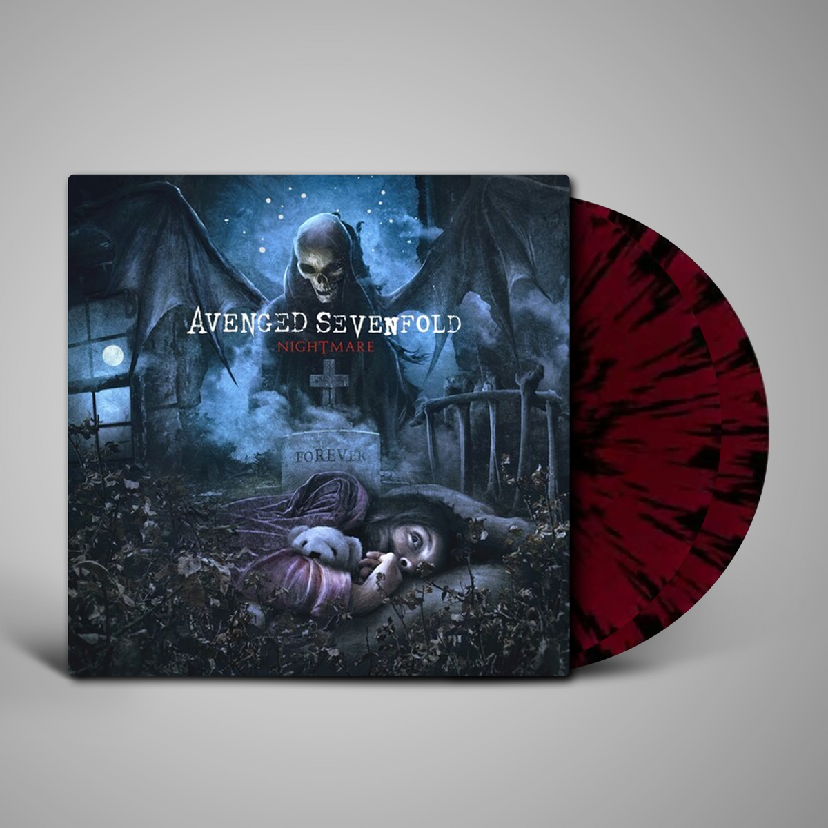 Avenged Sevenfold — Nightmare [Maroon/Black Splatter 2LP] — album artwork